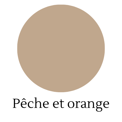 peinture moderne intérieur Pêche et orange